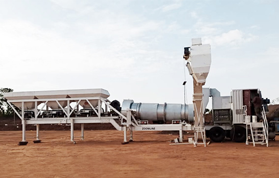 尼日利亚40吨一车拖沥青站顺利投产